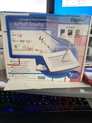DigiPro WP5540 5"x4" USB Graphics Drawing Tablet & Cordless Pen New Sealed - Image 1 of 2