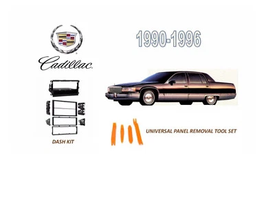 Se adapta a Cadillac Fleetwood 1990-1996, kit de instalación para estéreo de coche, juego de herramientas Foto 1 de 2