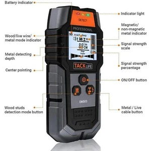 Lightweight Adaptable 4-in-1 Stud Finder & Wall Scanner with Digital LCD Display - Picture 1 of 14