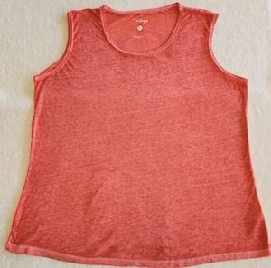Great Northwest Indigo ~ Women's Tank Top ~ Size XL  ~ Orange ~ - Picture 1 of 7