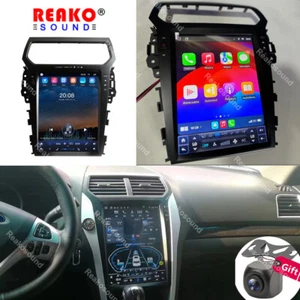 12.1'' For Ford Explorer 2011-2019 Car Stereo GPS Carplay Tesla-Style Head Unit - Picture 1 of 9
