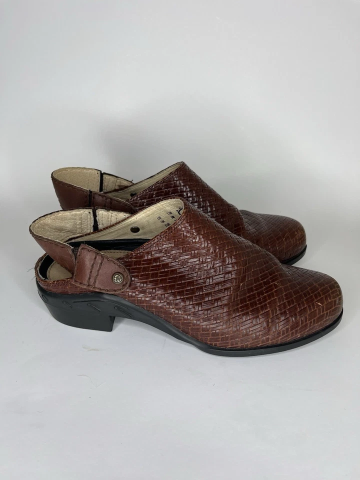 Ariat Ats Shoes Slingback Heels Women Size 7.5B Brown Leather  - Image 1 of 4