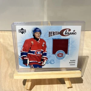 SAKU KOIVU 2004-05 UPPER DECK - HERITAGE CLASSIC JERSEY in den USA  - Bild 1 von 2