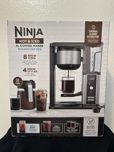 NEW Ninja - Hot & Iced XL Coffee Maker with Rapid Cold Brew 12-cup Drip Coffee - Picture 1 of 2