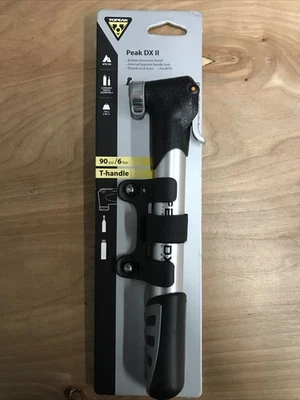 Topeak Peak DX II Mini Pump - 90psi, Silver - Image 1 of 4