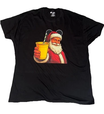 Disney Parks DCA California Adventure Santa Taza Amarilla Bebida Camiseta Adulto 3XL Foto 1 de 2