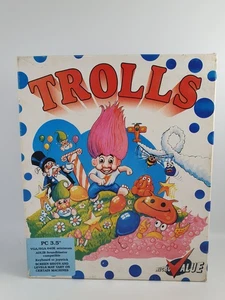 TROLLS IBM 3,5" PC gioco BigBox + istruzioni - rarità - Foto 1 di 7