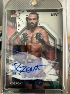 2024 Topps Finest UFC - Autographs Rob Font #FA-RFT (AU) - Picture 1 of 2