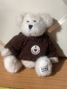 Suéter Boyds Bear Peluche FOB Cacao SweetBeary Love Chocolate 2005 - Imagen 1 de 9