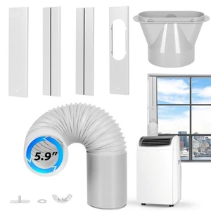 Tragbare AC Fenster Entlüftung Kit mit 5,9" Abluftschlauch Universal Tragbare Klimaanlage... - Bild 1 von 6