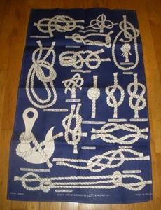 Irish Linen Knots, Hitches & Bends by Ulster Made in Ireland Geschirrtuch - Bild 1 von 11