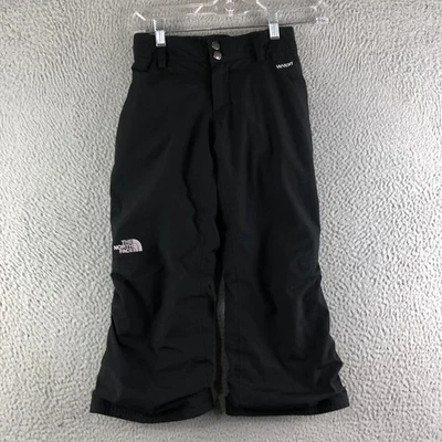 Pantalones de esquí y tabla de nieve The North Face Hyvent niñas talla pequeña (7/8) forrados en negro Foto 1 de 4
