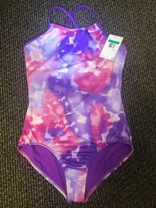 NIKE Swimsuit Girls Size XL (13-15 YRS) Color: Multi . NEW! Retail Price-$38.00 - Picture 1 of 12