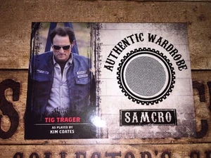 Sons Of Anarchy Authentic Wardrobe Worn Piece Card Of Tig Trager. - Picture 1 of 10