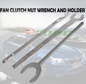 3pc BMW Benz GM Fan Clutch Nut Wrench & Holder Water Hub Holding Tools - Picture 1 of 3
