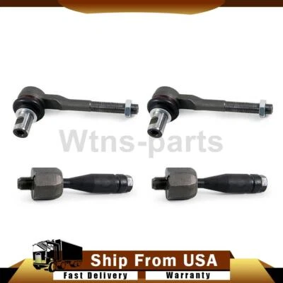 Extremos de barra de amarre exterior interior delantero 4 piezas para Audi A8 Quattro 2004-2010 4,2 L Foto 1 de 4