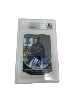 Tim Anderson Signed Autographed 2013 Bowman Chrome Draft Picks BAS Slabbed - Picture 1 of 1