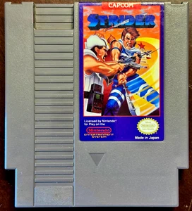 STRIDER. 1985 NES NINTENDO ENTERTAINMENT SYSTEM (Very Good) - Picture 1 of 3
