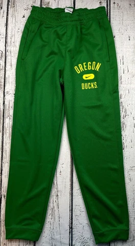 Nike Oregon Ducks Pants Men's Size L LG Dri-Fit Spotlight Basketball DD6374-377 Cover