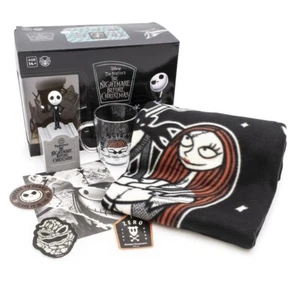 Nightmare before Christmas Box Set Blanket Mug Poster Jack Skellington Sticker - Picture 1 of 11