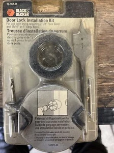 Black+Decker Door Lock Installation Kit , 79-352, FREE SHIPPING - Picture 1 of 2