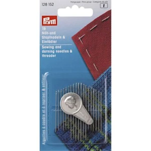 Prym Sewing And Darning Needles Assortment And Threader, 19 Needles - Picture 1 of 3