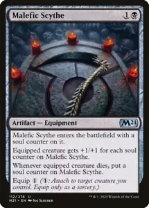Malefic Scythe (112) Core Set 2021 M21 MTG Magic - Picture 1 of 1