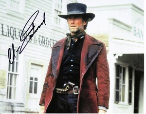 CLINT EASTWOOD firmato in ruolo da PALE RIDER 8x10 vedi indietro per fonte COA - Foto 1 di 4