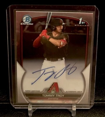 Tommy Troy 2023 Bowman Chrome Draft Auto #CDA-TT 1st Edition *MINT* - Image 1 of 2