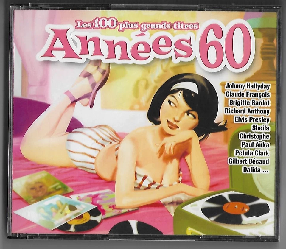 Années 60 - Les 100 plus grand titres - 4-CD,2009/SONY Elvis,Dalida,A.Celentano - Bild 1 von 2