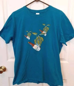 Lagunitas Pale Ale T-Shirt Teal Blue Size Large Short Sleeves Graphic Front Back - Bild 1 von 5