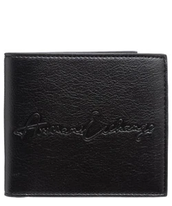Armani Exchange wallet men XM000168AF12131UC001 Black pursue billfold card case - Picture 1 of 3