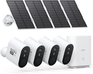 AOSU 3K Solar Wireless Outdoor Audio Full Color Night Security Camera System - Picture 1 of 13