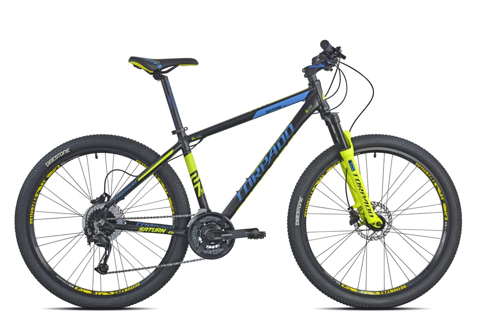BICI TORPADO T770 SATURN 27,5" MOUNTAIN BIKE 8X3 ALLUMINIO ALIVIO DISCO NERO ANT - Immagine 1 di 1