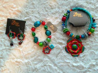 Juego de collar colgante con cuello envolvente Treska (367) Foto 1 de 4