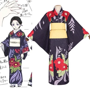 Cosplay Demon Slayer Tamayo Costume Kimono Halloween Carnival Suits Fancy Dress - Picture 1 of 9