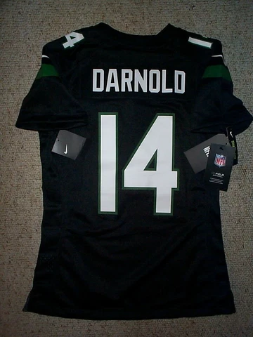 NIKE New York NY Jets SAM DARNOLD nfl Jersey Adult WOMENS/WOMEN'S (s-sm-small) Cover