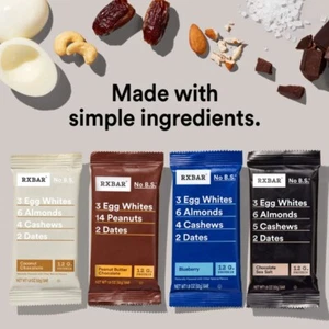 RXBAR Variety Pack Chewy Protein Bars, Ready-to-Eat, Protein Snack, 10 Count - Picture 1 of 12