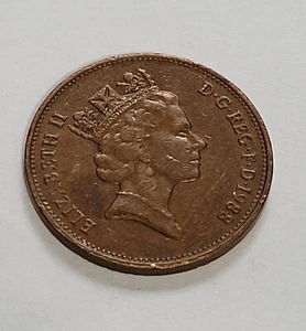 1988 2P nueva moneda de peniques Isabel II Reino Unido británico BT-239 - Imagen 1 de 2