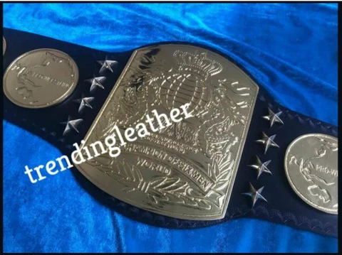 OLD SCHOOL WAR PRO Wrestling championship Belt 4mm zinc plates Adult Size Cover