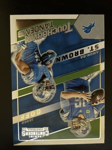 2022 CONTENDERS JARED GOFF AMON-RA ST. BROWN TOUCHDOWN TANDEMS CARD LIONS DET