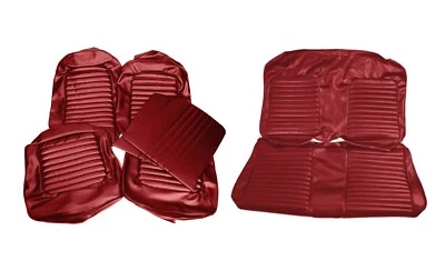 Ford Mustang 1964 1965 convertible asiento rojo tapizado juego completo F&R Foto 1 de 3