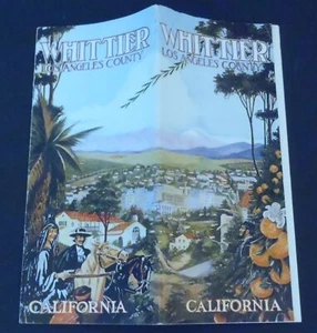 WHITTIER CHAMBER OF COMMERCE Booster Brochure - 1930s COVER by G. D. Heisley - Picture 1 of 24