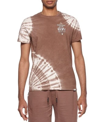 Camiseta Eleven Paris Para Hombre Deep Taupe Tie Dye Gráfico, Mediana Foto 1 de 2