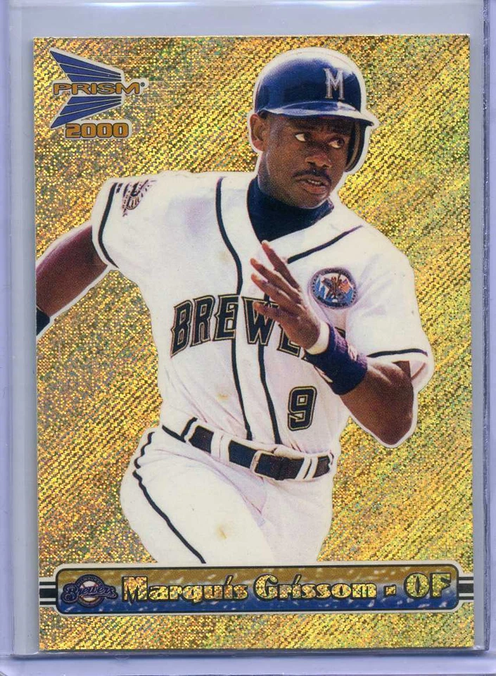 MARQUIS GRISSOM 2000 Pacific Prism GOLD RAPTURE - 1 of ONLY 565 MADE -- BREWERS - Image 1 of 1