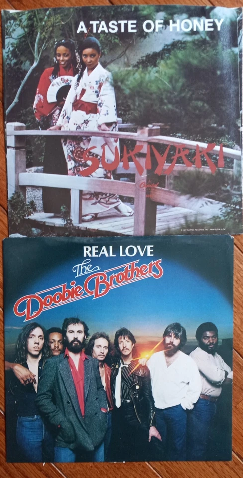 A TASTE OF HONEY SUKIYAKI, DOOBIE BROTHERS/ Reel Love 7" 45  PIC SLEEVES ONLY - Image 1 of 1