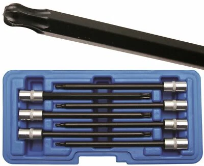 BGS Torx Kugelkopf Bit Nuss T-Profil Bits T10-15-20-25-27-30-40 Bitnuss Nüsse TX - Bild 1 von 4