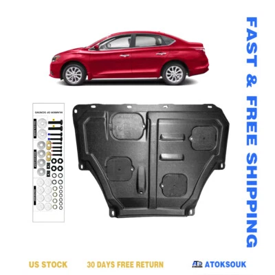 Front Skid Plate For Nissan Sentra 2009-2019 Impact Resistant Engine Guard Cover — 第 1/4 张图片