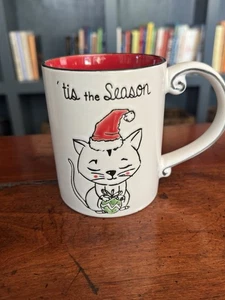 NUEVO Spectrum 'esta la temporada gato vacaciones Navidad 16 oz. Taza de café 2020 - Imagen 1 de 5