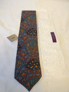 Liberty Silk Tie Floral / Fruit Tree NEW with Tag - Picture 1 of 3